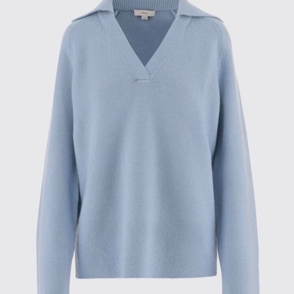 Vince Wool & Cashmere Blend Johnny Collar Sweater - Picture 2 of 7